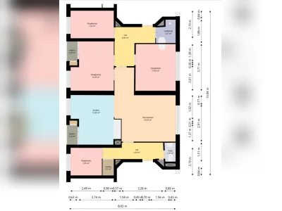 Amsterdam: Ruime flat met 5 kamers