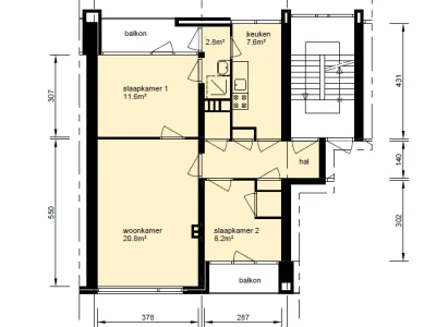 Utrecht: Ruime flat met 3 kamers