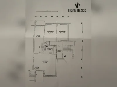 Flat in Amsterdam, 75 m², 1 kamer, €650